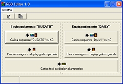 RGB Editor - schermata principale